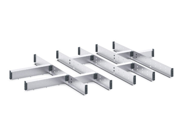 Cubio Adjustable Divider Kit 13 Compartment for Storage Cabinet - WxDxH: 1050X750X75mm Galvanised Steel _SKU-43020682.51