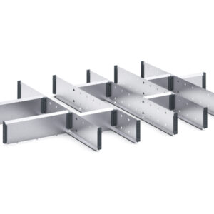 Cubio Adjustable Divider Kit 13 Compartment for Storage Cabinet - WxDxH: 1050X750X100mm Galvanised Steel _SKU-43020684.51