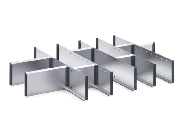 Cubio Adjustable Divider Kit 13 Compartment for Storage Cabinet - WxDxH: 1050X750X150mm Galvanised Steel _SKU-43020686.51