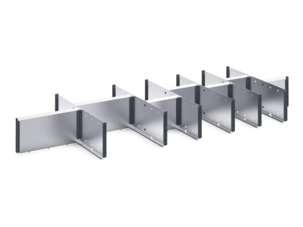 Cubio Adjustable Divider Kit 14 Compartment for Storage Cabinet - WxDxH:1300X525X150mm Galvanised Steel _SKU-43020692.51