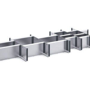 Cubio Adjustable Divider Kit 20 Compartment for Storage Cabinet - WxDxH:1300X525X150mm Galvanised Steel _SKU-43020693.51