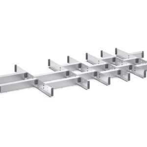 Cubio Adjustable Divider Kit 21 Compartment for Storage Cabinet - WxDxH: 1300X650X75mm Galvanised Steel _SKU-43020695.51