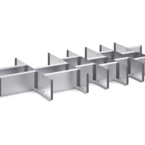 Cubio Adjustable Divider Kit 21 Compartment for Storage Cabinet - WxDxH: 1300X650X150mm Galvanised Steel _SKU-43020699.51