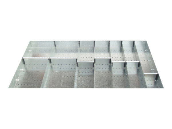 Cubio Adjustable Divider Kit 14 Compartment for Storage Cabinet - WxDxH: 1300X750X150mm Galvanised Steel _SKU-43020704.51