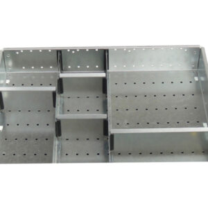 Bott Steel Dividers - Cubio Adjustable Divider Kit 7 Compartment for Storage Cabinet - WxDxH: 650X525X150mm Galvanised Steel _SKU-43020719.51