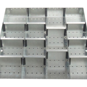 Cubio Adjustable Divider Kit 15 Compartment for Storage Cabinet - WxDxH: 650X750X150mm Galvanised Steel _SKU-43020725.51
