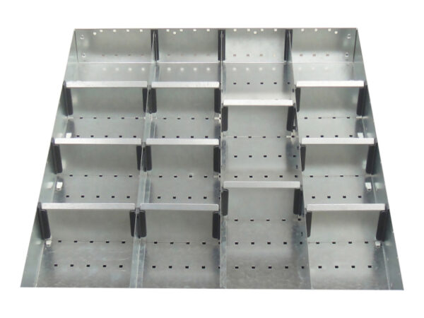 Cubio Adjustable Divider Kit 15 Compartment for Storage Cabinet - WxDxH: 650X750X150mm Galvanised Steel _SKU-43020725.51