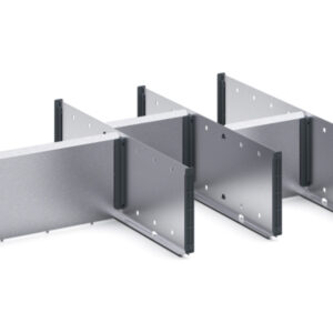 Cubio Adjustable Divider Kit 7 Compartment for Storage Cabinet - WxDxH: 800X525X150mm Galvanised Steel _SKU-43020728.51