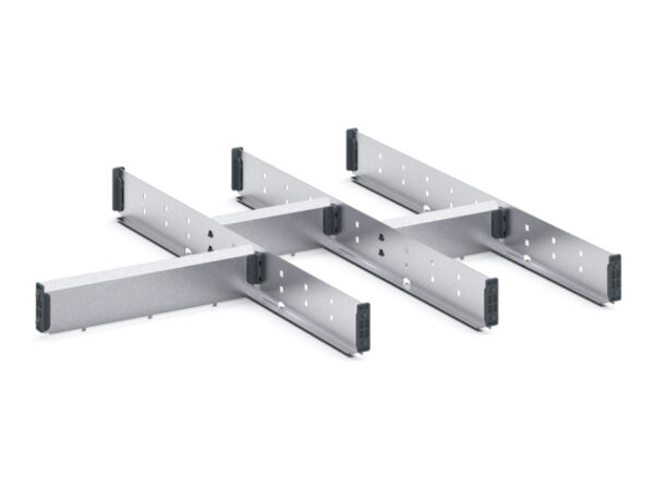 Cubio Adjustable Divider Kit 7 Compartment for Storage Cabinet - WxDxH: 800X650X75mm Galvanised Steel _SKU-43020729.51