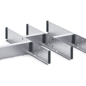 Cubio Adjustable Divider Kit 7 Compartment for Storage Cabinet - WxDxH: 800X650X100mm Galvanised Steel _SKU-43020730.51