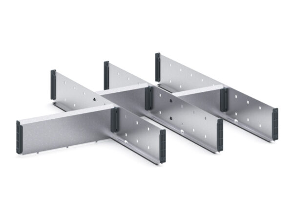 Cubio Adjustable Divider Kit 7 Compartment for Storage Cabinet - WxDxH: 800X650X100mm Galvanised Steel _SKU-43020730.51