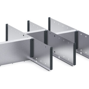Cubio Adjustable Divider Kit 7 Compartment for Storage Cabinet - WxDxH: 800X650X150mm Galvanised Steel _SKU-43020731.51