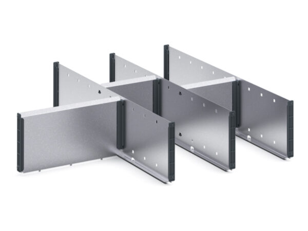 Cubio Adjustable Divider Kit 7 Compartment for Storage Cabinet - WxDxH: 800X650X150mm Galvanised Steel _SKU-43020731.51
