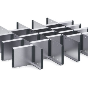 Cubio Adjustable Divider Kit 22 Compartment for Storage Cabinet - WxDxH: 800X750X150mm Galvanised Steel _SKU-43020734.51