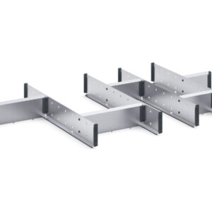 Cubio Adjustable Divider Kit 10 Compartment for Storage Cabinet - WxDxH: 1050X650X100mm Galvanised Steel _SKU-43020736.51