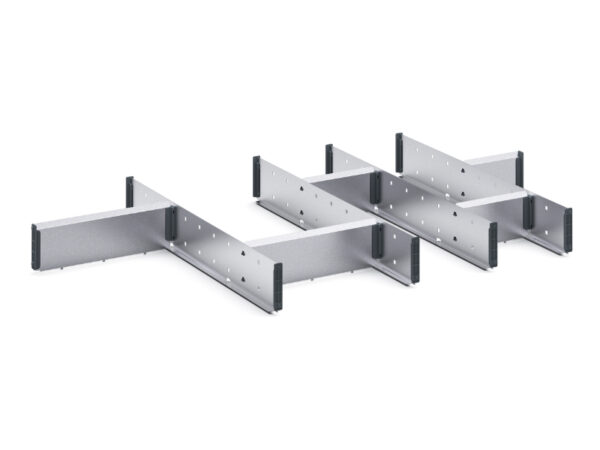 Cubio Adjustable Divider Kit 10 Compartment for Storage Cabinet - WxDxH: 1050X650X100mm Galvanised Steel _SKU-43020736.51