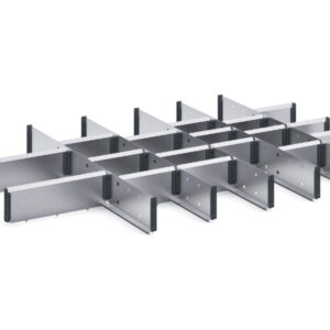 Cubio Adjustable Divider Kit 23 Compartment for Storage Cabinet - WxDxH: 1050X750X100mm Galvanised Steel _SKU-43020739.51