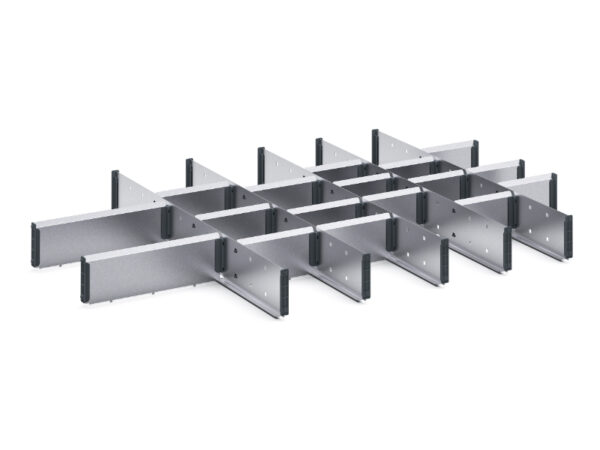 Cubio Adjustable Divider Kit 23 Compartment for Storage Cabinet - WxDxH: 1050X750X100mm Galvanised Steel _SKU-43020739.51