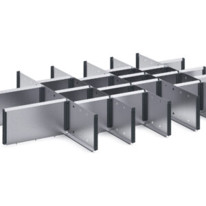 Cubio Adjustable Divider Kit 23 Compartment for Storage Cabinet - WxDxH: 1050X750X150mm Galvanised Steel _SKU-43020740.51