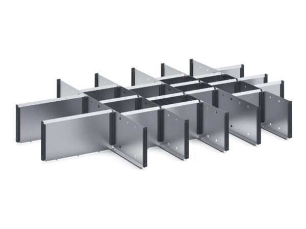Cubio Adjustable Divider Kit 23 Compartment for Storage Cabinet - WxDxH: 1050X750X150mm Galvanised Steel _SKU-43020740.51