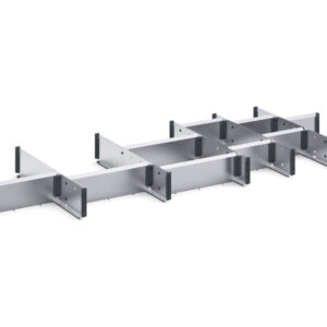 Cubio Adjustable Divider Kit 16 Compartment for Storage Cabinet - WxDxH: 1300X525X100mm Galvanised Steel _SKU-43020741.51