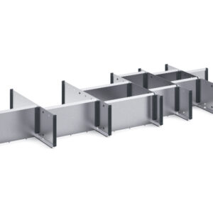 Cubio Adjustable Divider Kit 16 Compartment for Storage Cabinet - WxDxH: 1300X525X150mm Galvanised Steel _SKU-43020742.51