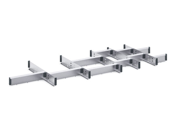Cubio Adjustable Divider Kit 16 Compartment for Storage Cabinet - WxDxH: 1300X525X75mm Galvanised Steel _SKU-43020743.51