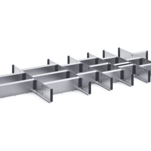 Cubio Adjustable Divider Kit 24 Compartment for Storage Cabinet - WxDxH: 1300X650X100mm Galvanised Steel _SKU-43020744.51