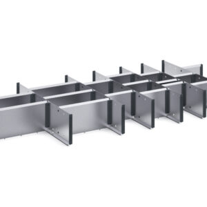 Cubio Adjustable Divider Kit 24 Compartment for Storage Cabinet - WxDxH: 1300X650X150mm Galvanised Steel _SKU-43020745.51
