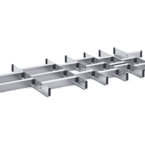 Cubio Adjustable Divider Kit 24 Compartment for Storage Cabinet - WxDxH: 1300X650X75mm Galvanised Steel _SKU-43020746.51