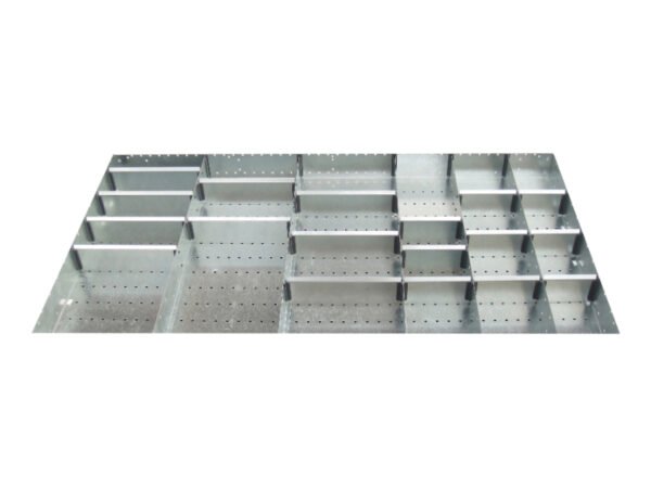 Cubio Adjustable Divider Kit 24 Compartment for Storage Cabinet - WxDxH: 1300X750X150mm Galvanised Steel _SKU-43020749.51