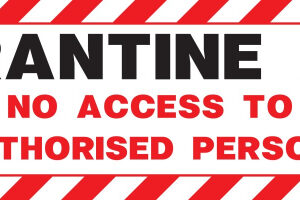 Quarantine Area - No Access Signs & Banners_SKU-4862