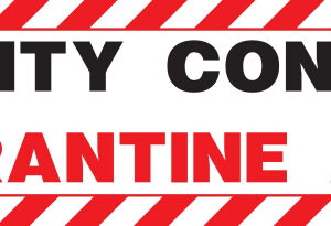 Quality Control Quarantine Area Sign - Rigid Sign or PVC Banner - 4ft x 1ft (1219 x 305mm) - SKU 6646