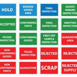 Quality Control Sign - Wall or Anti-Slip Floor Sign A1 (594 x 841mm) - SKU 8545