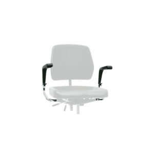 Bott Arm Rest Set - Arm Rest Set . WxDxH: 250X250X90mm Black / Chrome _SKU-88602004