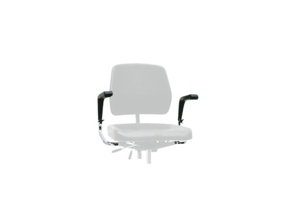 Bott Arm Rest Set - Arm Rest Set . WxDxH: 250X250X90mm Black / Chrome _SKU-88602004