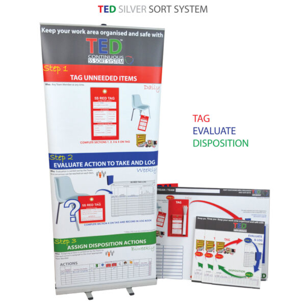TED™ Kit - SILVER (Continuous 5S Sort System)_SKU-9233