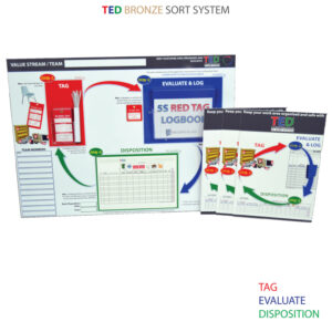 TED™ Kit - BRONZE (Continuous Improvement Tools 5S Sort System)_SKU-9867