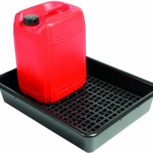Provide storage and ensure that drips and leaks are contained safely with Spill Trays with Removable Grids - SKU BT2-25