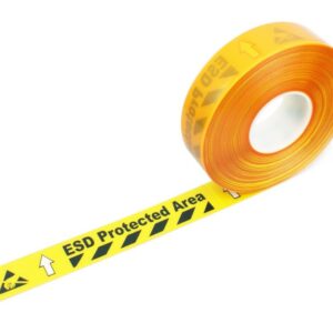 Electrostatic Discharge Warning Floor Tape - Heavy Duty Performance - 50mm x 30m  SKU-F1996-50-30