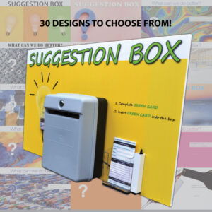 Suggestion Box Station (Numerous Designs) 800mm x 550mm - SKU F424