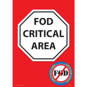 Fod Awareness Signs - 594mm x 420mm - SKU-F160
