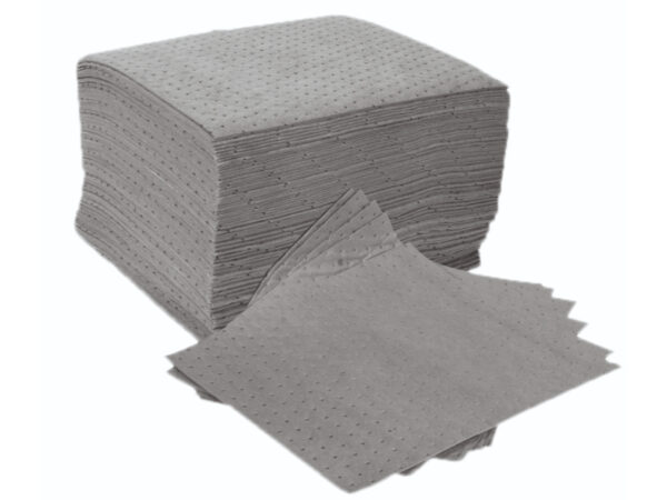 Poly Wrapped Single Weight Spill Pads for Chemicals. Ideal for easy clean-up of everyday spills and leaks - SKU GBV-200