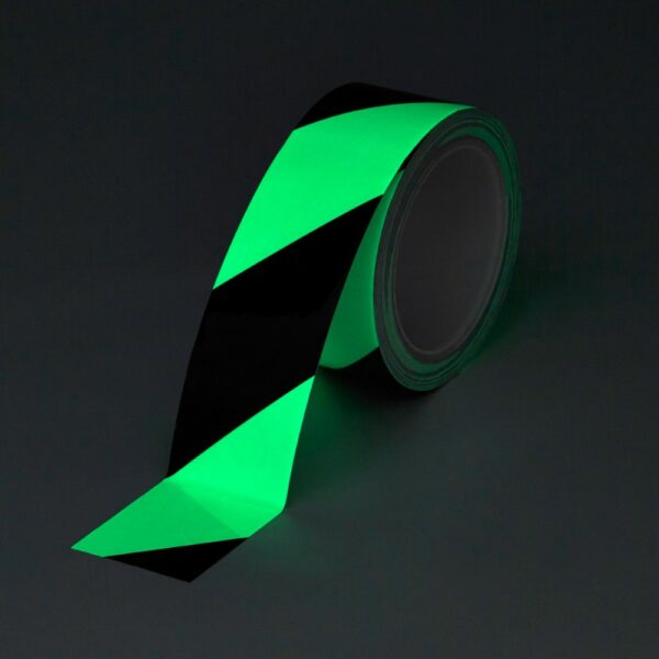 Glow in the Dark Striped Tape   SKU-F1600