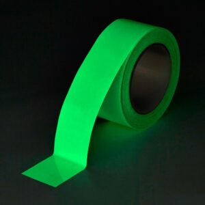 Heavy Duty Premium - Glow in the Dark Fire Exit Escape - Photoluminescent Egress Tape (Class C)   SKU-F1624