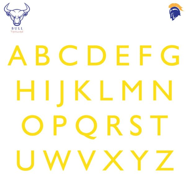 Invictus Bull Heavy Duty Floor Marking Letters for areas of Extreme High Traffic   SKU-F1804