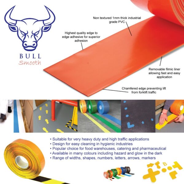 Invictus Bull Smooth Floor marking between Pallets Non Textured Surface Finish  SKU-F1924 - Image 2