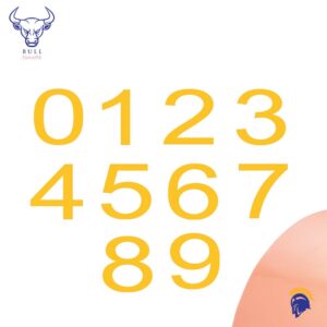 Invictus Bull Smooth Warehouse Floor Marking Numbers - Non Textured Finish  SKU-F1972