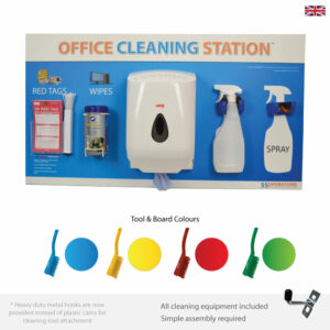 5S Office Cleaning Station with 5S Red Tags - SKU 11147