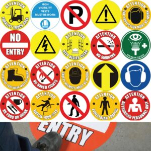Warehouse Floor Sign Stickers 430mm Dia Warehouse designs   SKU-F2440